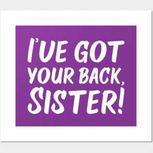 I've Got Your Back, Sister! | Siblings | Quotes | Purple Posters and Art